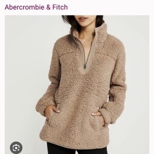 Abercrombie Sherpa Quarter Zip